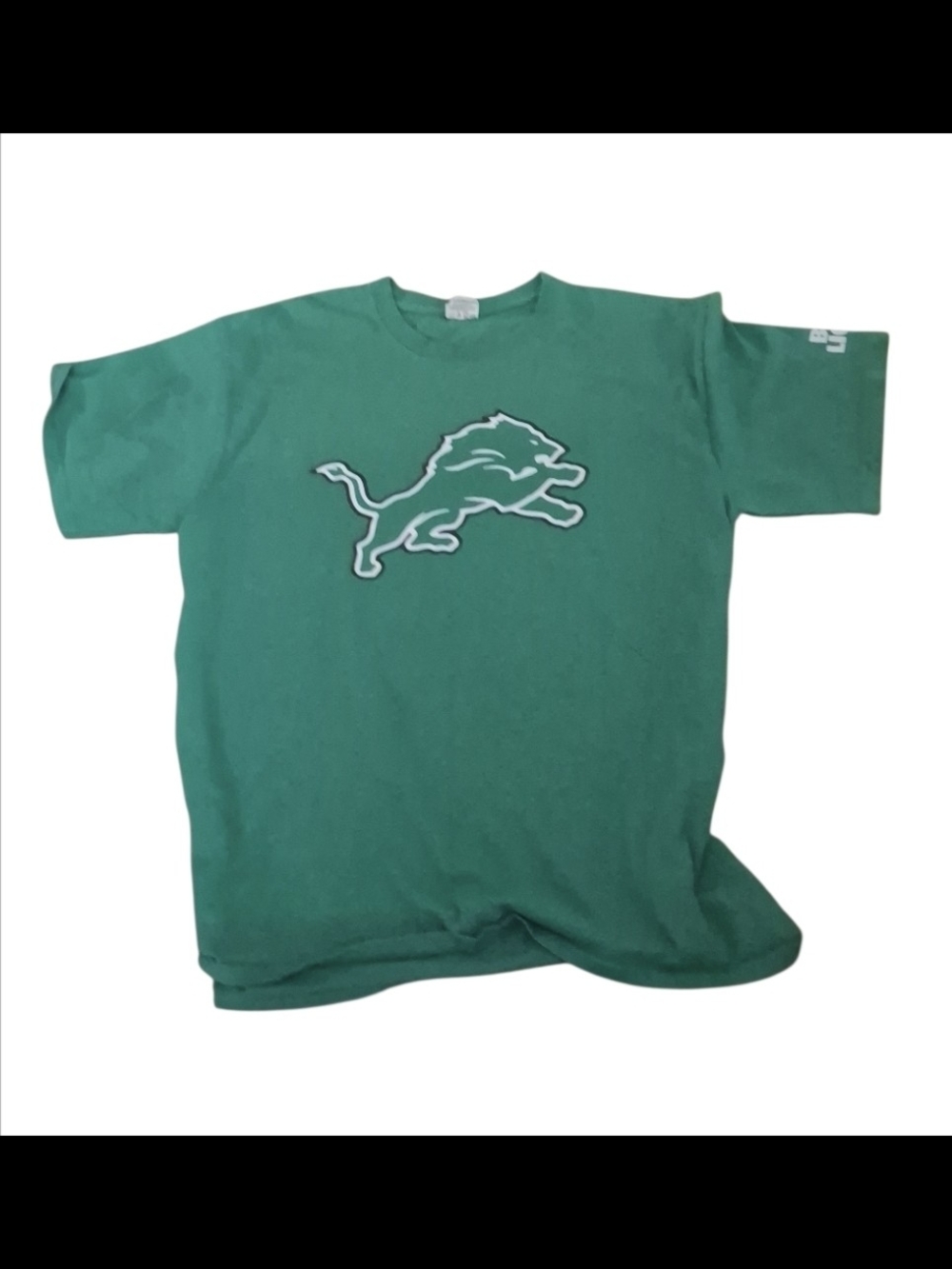 NFL Green Short Sleeve Tee with Lion Logo